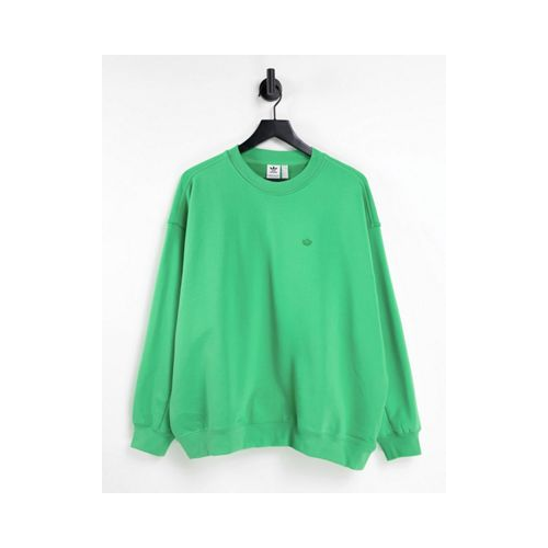 Зеленый свитшот adidas Originals adicolor Contempo-Зеленый цвет
