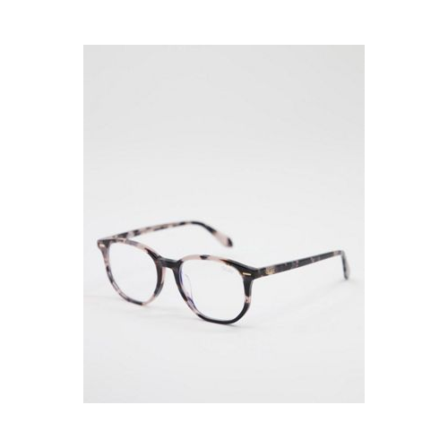 Женские очки с защитой от синего излучения в коричневой оправе Quay Ctrl-Коричневый цвет