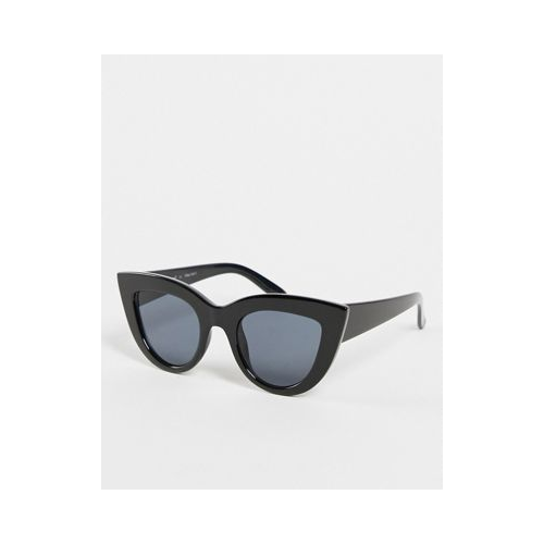 Женские солнцезащитные очки «кошачий глаз» черного цвета AJ Morgan Ya Ya Girls-Черный