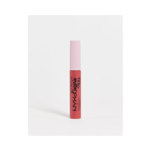 Жидкая матовая губная помада NYX Professional Makeup Lip Lingerie XXL – Warm Up-Светло-бежевый цвет