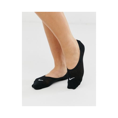 3 пары черных тонких невидимых носков Nike Everyday
