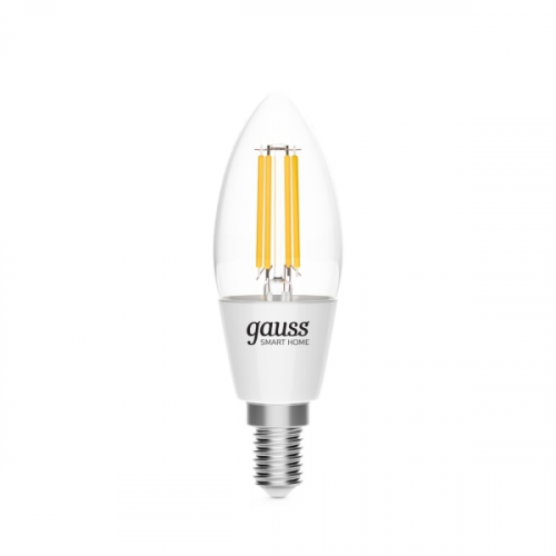 Умный свет Gauss Smart Home DIM+CCT E14 C35 4,5W (1250112)