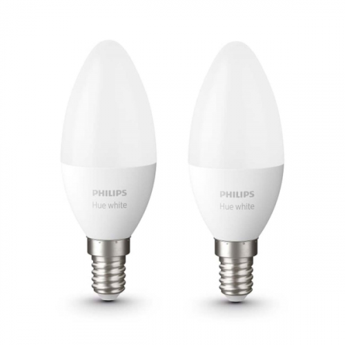 Набор умных ламп Philips Hue Single Bulb E14 2шт (929002039904)