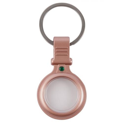 Брелок Red Line для Airtag металлический с зажимом, Pink