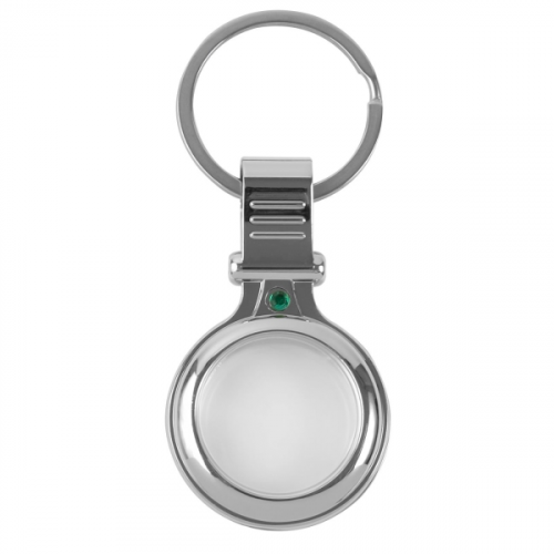 Брелок Red Line для Airtag металлический с зажимом, Silver