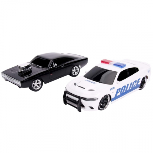 Радиоуправляемая машина Jada Fast & Furious Dodge Police&Street R/C