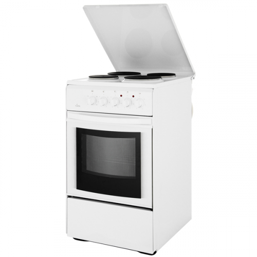 Электрическая плита (50-55 см) Flama AE 1401 White