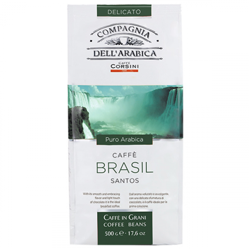 Кофе в зернах Dell Arabica 31 Brasil Santos 500 г