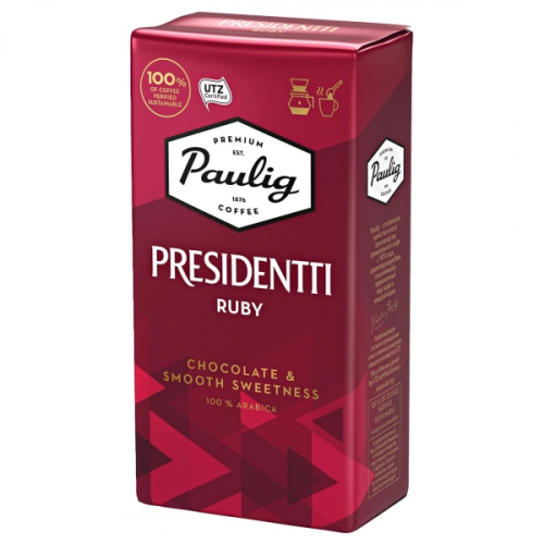 Кофе молотый Paulig Presidentti Ruby молотый UTZ 250г