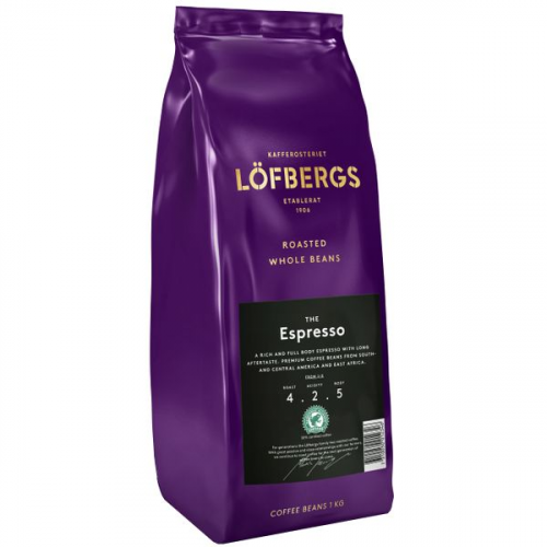 Кофе в зернах Lofbergs Espresso зерно 1kg