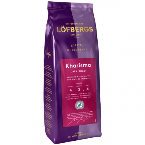 Кофе в зернах Lofbergs Kharisma зерно 400g