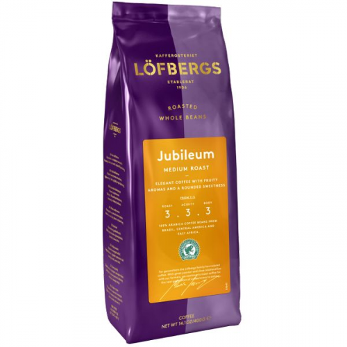 Кофе в зернах Lofbergs Jubileum зерно 400g