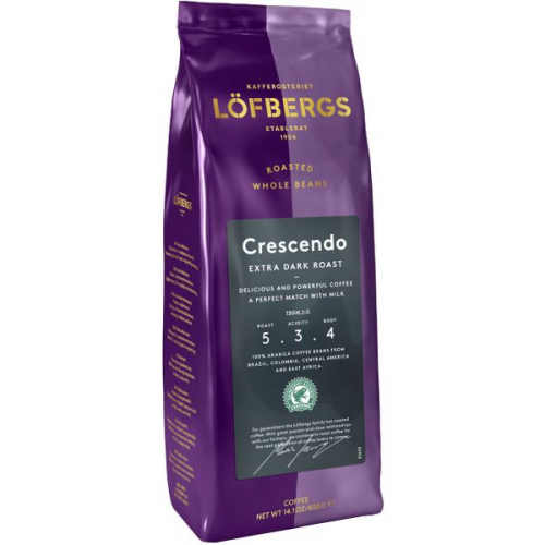 Кофе в зернах Lofbergs Crescendo зерно 400g