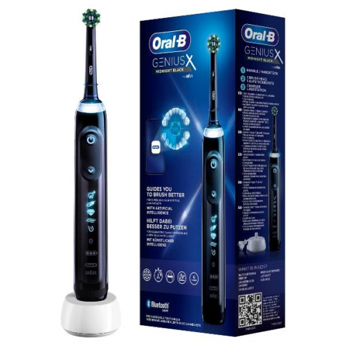 Электрическая зубная щетка Braun ORAL-B Genius X D706.513.6 Midnight Black