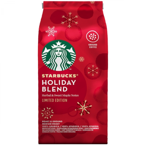 Кофе молотый Starbucks Holiday Blend Limited Edition,190 г
