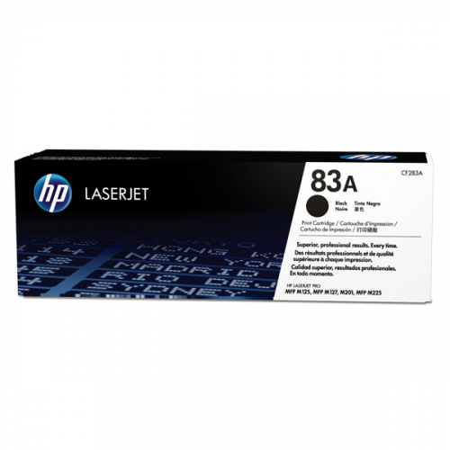 Картридж для лазерного принтера HP 83A черный CF283A