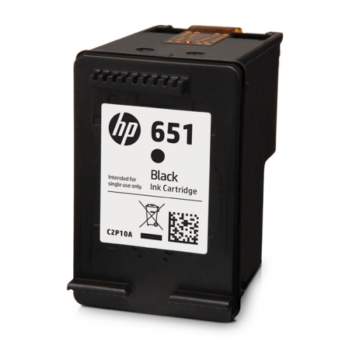 Картридж для струйного принтера HP 651 черный C2P10AE