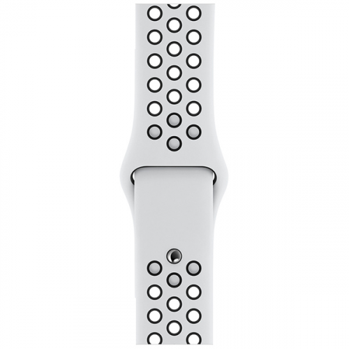 Ремешок Apple 40mm Pure Platinum/Black Nike SportBand S/M & M/L