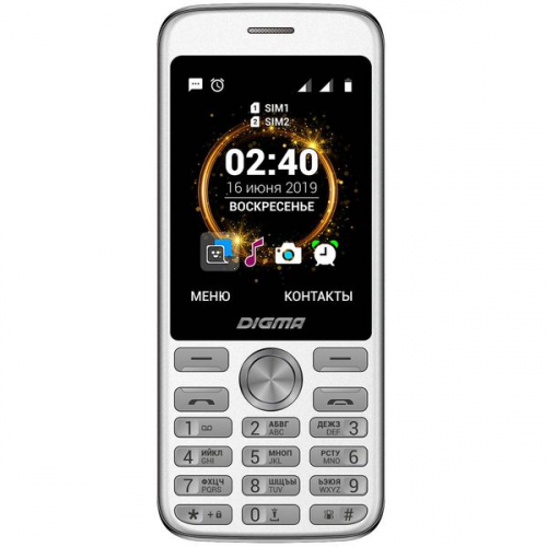 Мобильный телефон Digma Linx C280 Silver (LT2061MM)