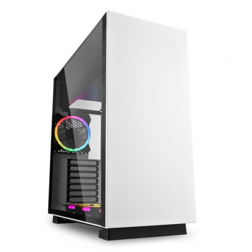 Корпус для компьютера Sharkoon PURE STEEL RGB White