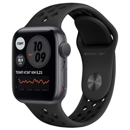 Смарт-часы Apple Watch Nike S6 40mm Space Gray Aluminum Case with Anthracite/Black Nike Sport Band (M00X3RU/A)