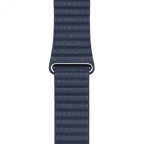 Ремешок Apple 44mm Diver Blue Leather Loop Medium (MGXC3ZM/A)