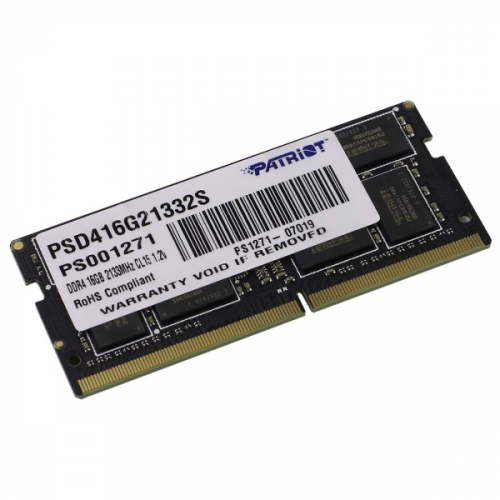 Оперативная память Patriot 16GB Signature DDR4 2133Mhz (PSD416G21332S)