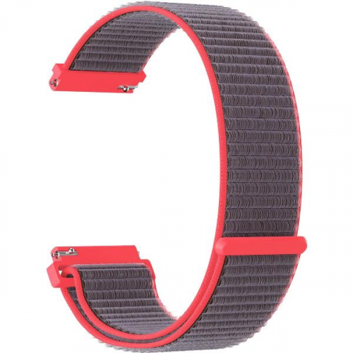 Сменный ремешок LYAMBDA 22mm VEGA DS-GN-03-22-3 Gray-pink