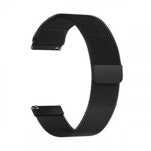 Сменный ремешок LYAMBDA 20mm CAPELLA DS-GM-01-20-BK Black
