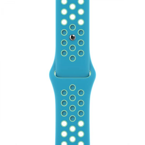 Ремешок Apple 40mm Chlorine Blue/Green Glow Nike SpBand Regular