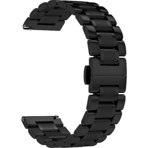 Сменный ремешок LYAMBDA 22 mm CETUS Black (DSG-11-22-BK)