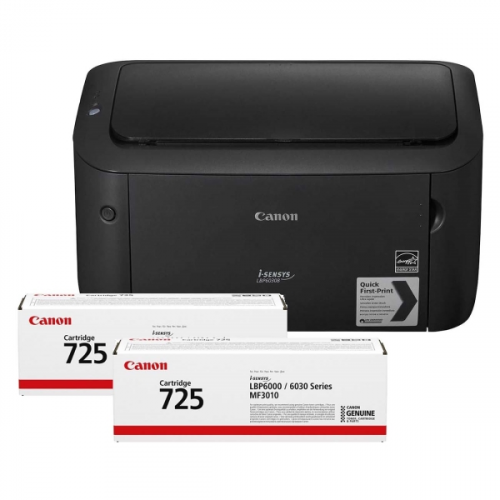 Лазерный принтер Canon i-Sensys LBP6030B bundle +2 картриджа