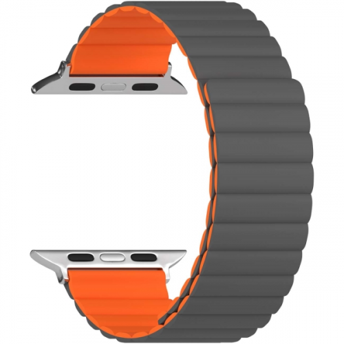 Ремешок LYAMBDA Apple Watch 38/40/41mm ACRUX Grey/Orange