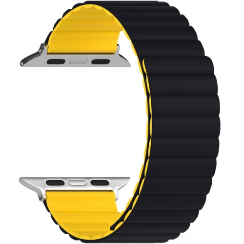 Ремешок LYAMBDA Apple Watch 38/40/41mm ACRUX Black/Yellow