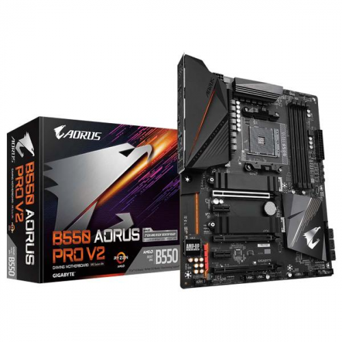 Материнская плата GIGABYTE AMD B550 SAM4 ATX B550 AORUS PRO V2