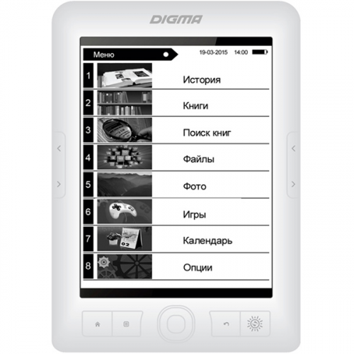 Электронная книга Digma R63W White