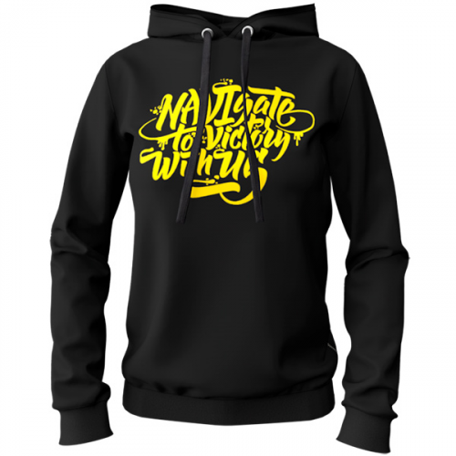 Худи женское Natus Vincere NAVIgate Black XXL FNVWMHOOD17BK0XXL