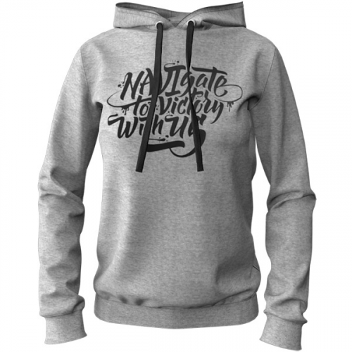 Худи женское Natus Vincere NAVIgate Grey S FNVWMHOOD17GY000S