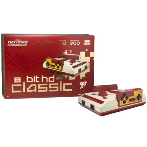 Игровая приставка Retro Genesis HD Classic (300 игр 8 bit) +2 беспр. джойстика