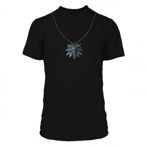 Футболка The Witcher 3 Wolf School Medallion Premium (L)