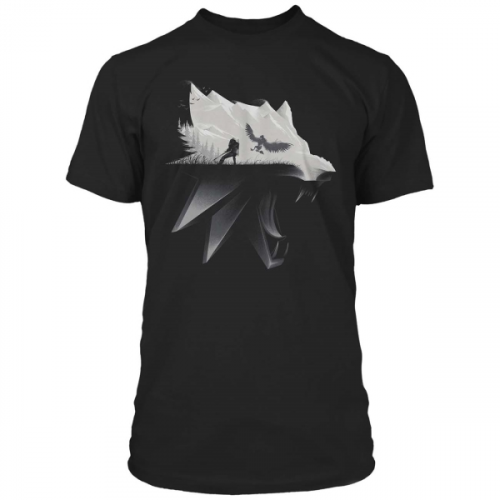 Футболка The Witcher 3 Wolf Silhouette Premium (XL)