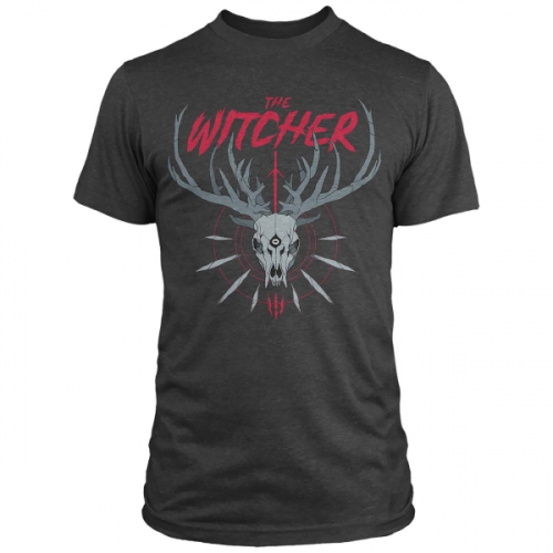 Футболка The Witcher 3 Trophy Hunter Premium Charcoal Heather (XXL)