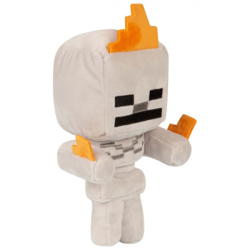 Мягкая игрушка Minecraft Happy Explorer Skeleton on Fire