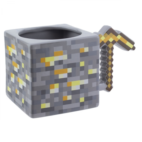 Кружка Paladone Minecraft: Gold Pickaxe, 550мл