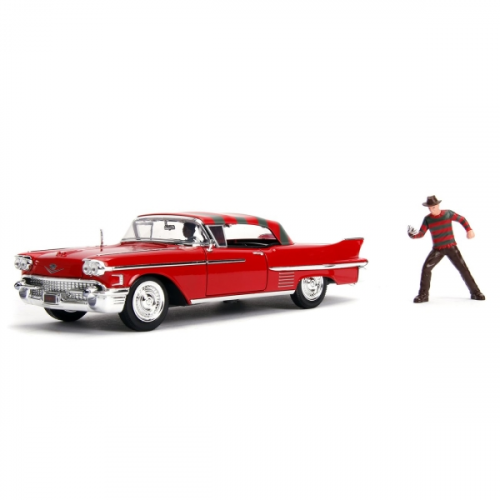 Фигурка Jada 1958 Cadillac Series 62 W/Freddy Krueger Generic