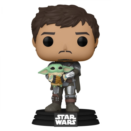 Фигурка Funko POP! Star Wars: Mandalorian-Mandalorian w/Grogu