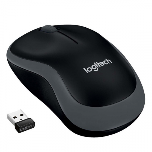 Мышь беспроводная Logitech M185 Swift Grey (910-002238)