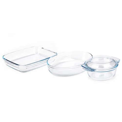 Форма для выпекания (стекло) Pyrex Original 3шт. (818S3)