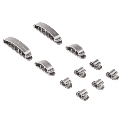 Стяжки для кабеля Hama 10 шт., Silver (00020606)
