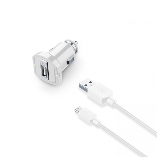 Автомобильное зарядное устройство Cellular Line CBRUSBMUSB2AW